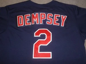 CAMISETA DE SOFTBOL DE CELEBRIDADES DELL-STAR FIRMADA POR CLINT DEMPSEY SEATTLE SOUNDERS FC - Imagen 1 de 6