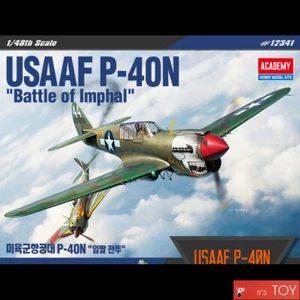 Academy 1/48 USAAF P-40N "Battle of Imphal" US Army Aircraft model kit 12341 - Picture 1 of 6