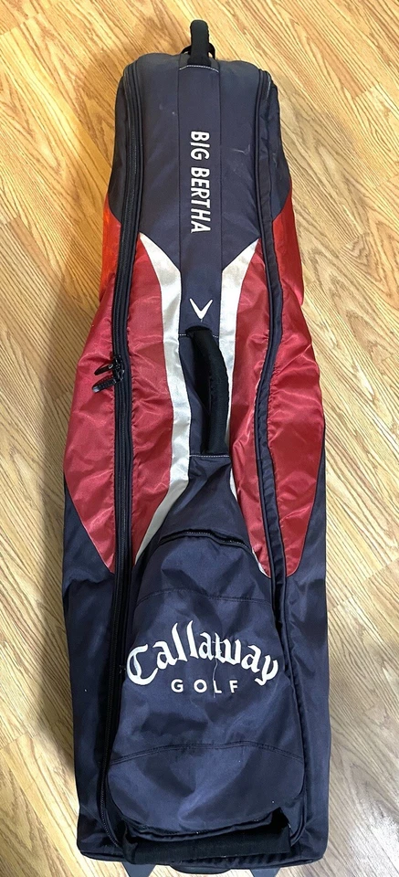 Дорожная сумка на роликах для гольфа Callaway Big Bertha красная синяя - Изображение 1 из 4