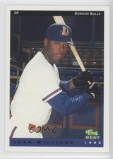 1993 Classic Best Durham Bulls Juan Williams #24