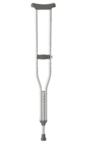 Muletas de aluminio estándar Medline MDSV80536 para jóvenes - 1 par **ENVÍO RÁPIDO** - Imagen 1 de 1