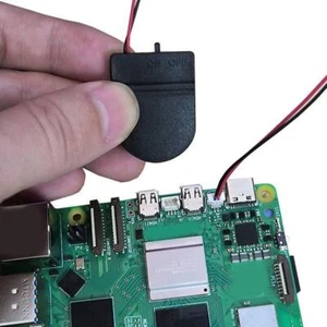 For Raspberry Pi 5 RTC Battery Box For Raspberry Pi5 black New UK New - Afbeelding 1 van 7