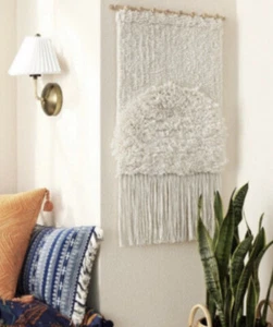 Opalhouse Jungalow Justina Blakeney Woven Hanging Wall Art New cream natural - Picture 1 of 2