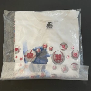 NEW Vintage 1998 Starter Mark McGwire Sultan Swing XL White Shirt HR Cardinals - Picture 1 of 8