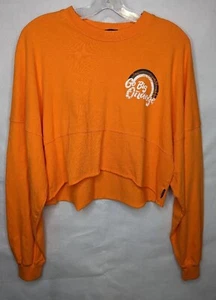 Tennessee Volunteers Cropped Sweatshirt Size Small Orange Pullover Adult Women's - Picture 1 of 8