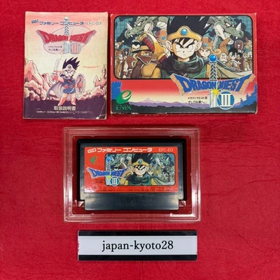 Dragon Quest 3 III NES ENIX Nintendo Famicom Box From Japan - Image 1 of 4