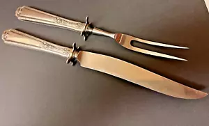 JUEGO DE TALLAS DE PLATA ESTERLINA LOUIS XIV TENEDOR Y CUCHILLO - Imagen 1 de 3