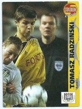 ANDERLECHT - Tomasz Radzinski #303 STADION 2001 Czech Football Card