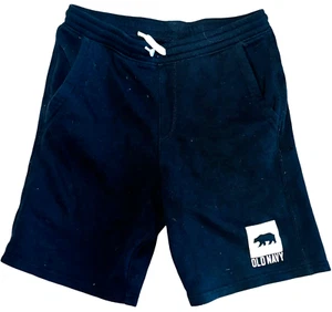 Old Navy Black Sweat Shorts - Size Boys Extra Large / XL 14/16 - Picture 1 of 4