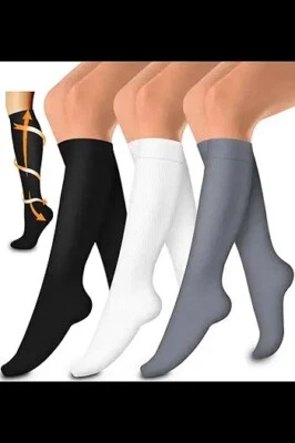 Fullsoft 5 Pack Compression Socks Small/Medium New - Image 1 of 4