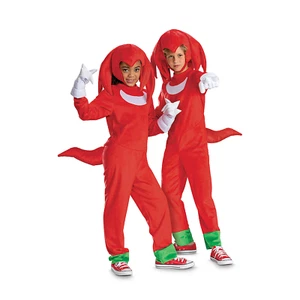 Kids Deluxe Sonic the Hedgehog 3 Knuckles the Echidna Costume - Morris Costumes - Picture 1 of 1