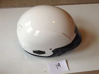 HJC HELMET IS CRUISER HALF SHIELD WHITE XS  - Image 1 of 4
