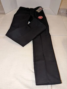 Boys Dickies Black Slim Fit Extra Pocket Adjustable Waist Pants - Size 14 - Picture 1 of 8