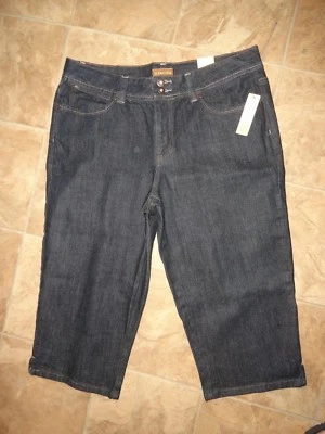 Capri de mezclilla para mujer St. Johns Bay talla 14 nuevo con etiquetas 35x18 Foto 1 de 2