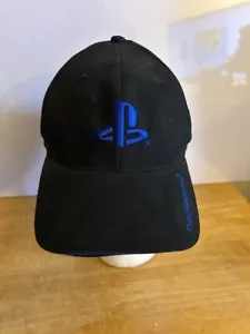 Vintage 90s 00s PS2 Black Strapback Hat Cap Video Game Console Sony PlayStation - Picture 1 of 3