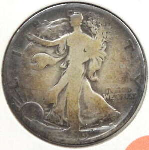 1919-D Walking Liberty Half Dollar, Good, Semi Key Date     0425-16