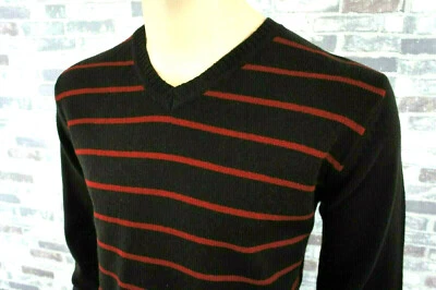 SPRINGFIELD HERREN LAMMWOLLE MIX FREIZEIT PULLOVER BRAUN ROT XL SLIM NEU - Bild 1 von 4