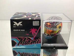 MAX VERSTAPPEN F1 HELMET RED BULL RACING MIAMI GP 2022 -1:4- GOOD IN BOX - Picture 1 of 6