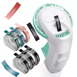 Embossing Label Maker Retro Label Maker Machine Embossed Label Maker Vintage ... - Picture 1 of 9