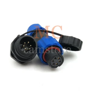 6pin Waterproof Connector, SD13 IP67 Aviation Auto Connector LED Plug Socket - Picture 1 of 7