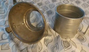 Vintage Aluminium Einmach Trichter Messbecher 30er Jahre Antik Küchenutensilien - Bild 1 von 5