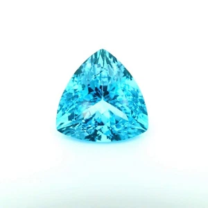 7.35 Cts -LOUPE CLEAN 100%NATURAL BRAZIL BLUE TOPAZ   LOOSE GEMSTONES SEE VIDEO - Picture 1 of 5