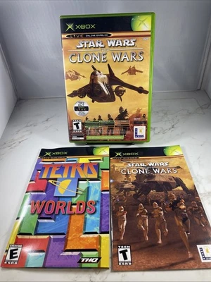 Star Wars: The Clone Wars & Tetris Worlds - Microsoft Xbox - CiB - Image 1 of 4