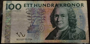 SWEDEN - 100 KRONOR  Banknote - Picture 1 of 1