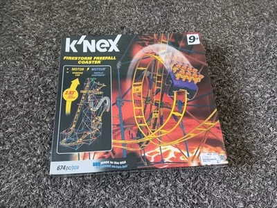 NEW K'NEX Firestorm Freefall Roller Coaster W/Motorized Chain Lift Set # 51539  - Image 1 of 4