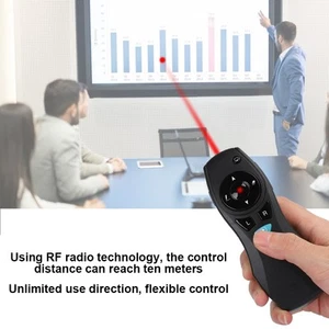 Kabelloser Presenter 2 4 GHz PPT- Seitenumblätterstift Schwerkraft KUI - Bild 1 von 15