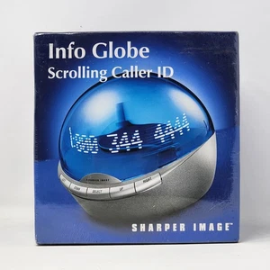 Sharper Image INFO GLOBE Scrolling Caller ID 2004 W1701 Factory Sealed NEW  - Picture 1 of 9