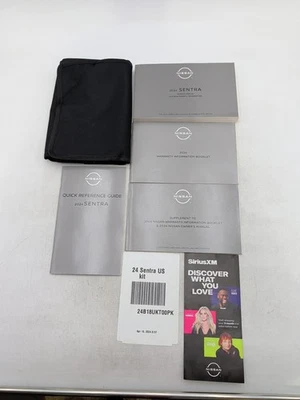 2024 Nissan Sentra Manual do Proprietário com Estojo Frete Grátis 24 Original  - Imagem 1 de 3