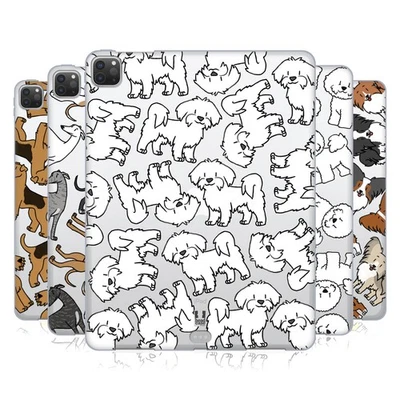HEAD CASE DOG BREED PATTERNS 4 GEL CASE & WALLPAPER FOR APPLE SAMSUNG KINDLE - Image 1 of 4