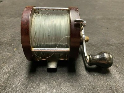 Carrete de pesca vintage Abbey & Imbrie Sea Bright Bait Cast Surf baquelita Foto 1 de 4