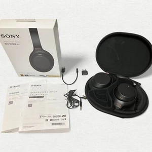 Sony WH-1000XM3 Bezprzewodowe słuchawki stereo Bluetooth Redukcja szumów Czarne - Zdjęcie 1 z 11