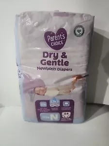 Pannolini neonato asciutti e delicati Parent's Choice numero 45 fino a 10 libbre - Foto 1 di 2
