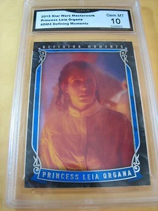 PRINCESS LEIA 2015 STAR WARS MASTERWORK DEFINING MOMENTS # DM4 GRADED 10 L@@@K - Picture 1 of 1