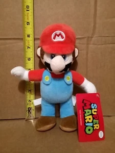 NWT Nintendo Super Mario 9" Stuffed Plush Mario Toy - Picture 1 of 8