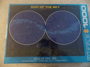 Rompecabezas Eurographics Map of the Sky 1000 piezas nuevo en caja - Imagen 1 de 1
