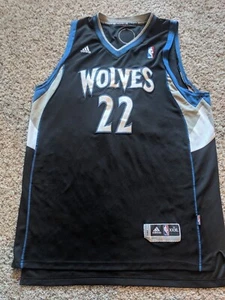 Used 3xl Andrew Wiggins NBA Minnesota Timberwolves Black Jersey - Picture 1 of 5