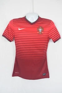 Portugal National Team Nike 2014 Red Jersey FPF Women Small Soccer Kit World Cup - Picture 1 of 8