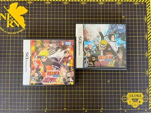 Lot 2 Nintendo DS NDS Naruto Ultimate Ninja Storm II & III Japanese *Likely Used - Picture 1 of 5