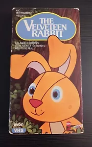 The Velveteen Rabbit (VHS, 1985) Farbe Avon ABC Kids Klassics Kidavision - Bild 1 von 12