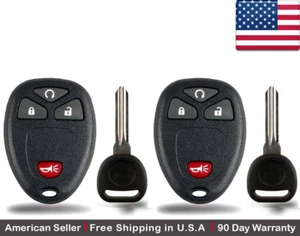2x New Replacement Keyless Entry Remote OUC6027 For Cadillac Chevrolet GMC Buick - Picture 1 of 1