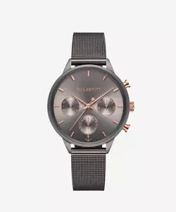 Paul Hewitt Everpulse Grey Metalic Mesh Watch, Unisex, BRAND NEW - Picture 1 of 4