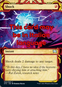 MTG 2x SHOCK EXC - SHOCK - STA IT - MAGIC - Imagen 1 de 1