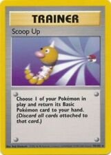 4x NM-Mint Scoop Up - 78/102 - Rare - Unlimited Edition Pokemon Base Set