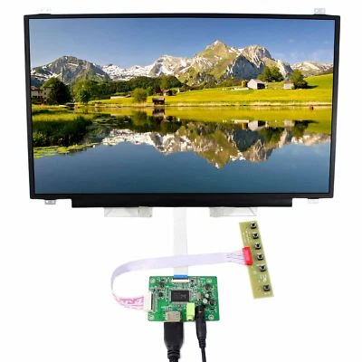 Scheda controller LCD HD + schermo LCD 17,3" N173HCE-E31 LP173WF4 1920x1080 IPS - Immagine 1 di 4