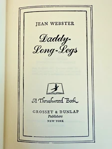 Daddy-Long-Legs by Jean Webster 1940 HC Good - Imagen 1 de 8
