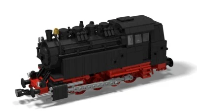 BRICKS-ON-RAILS PDF-Anleitung Dampflokomotive DR BR 81 MOC Unikat zum Bau aus LEGO©-Steinen